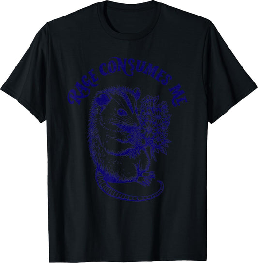 Rage consumes me, lustiges Opossum T-Shirt - T-Shirt | Black