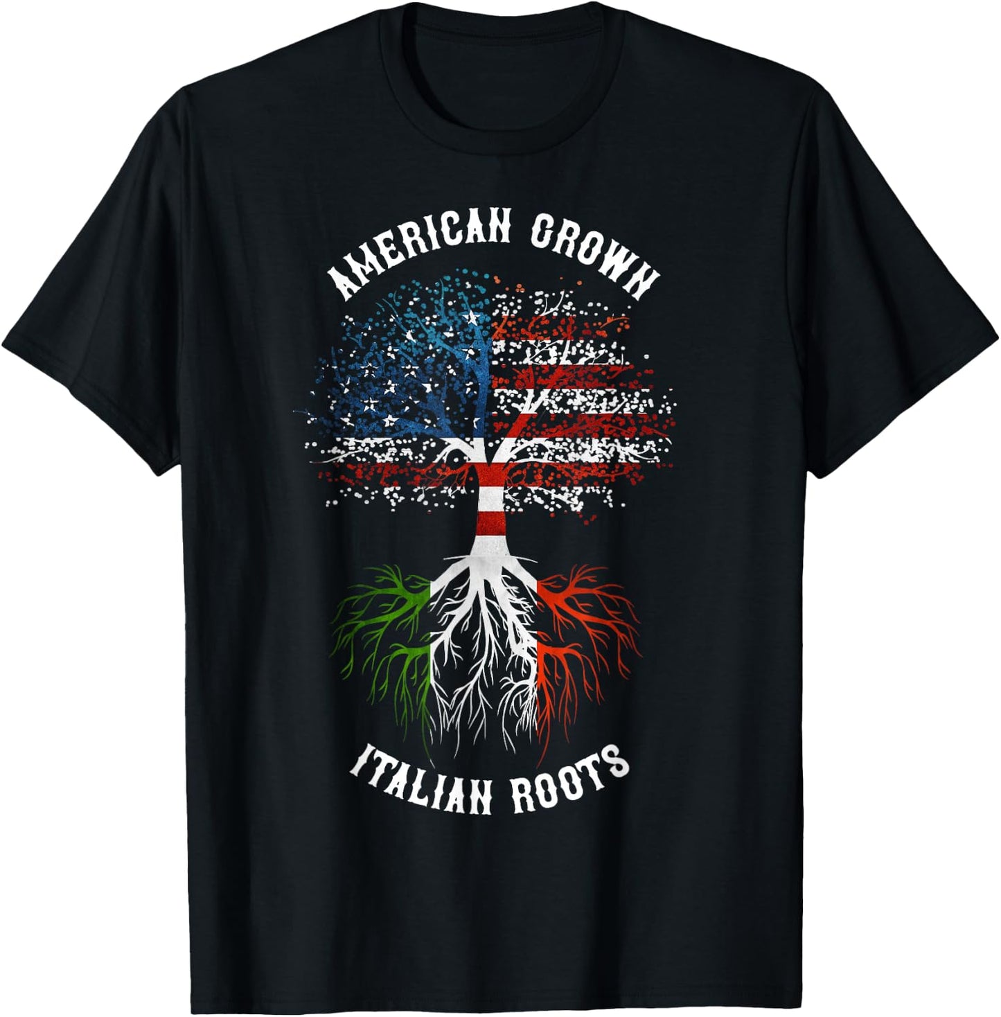 Italian American Roots T-Shirt - T-Shirt | Black