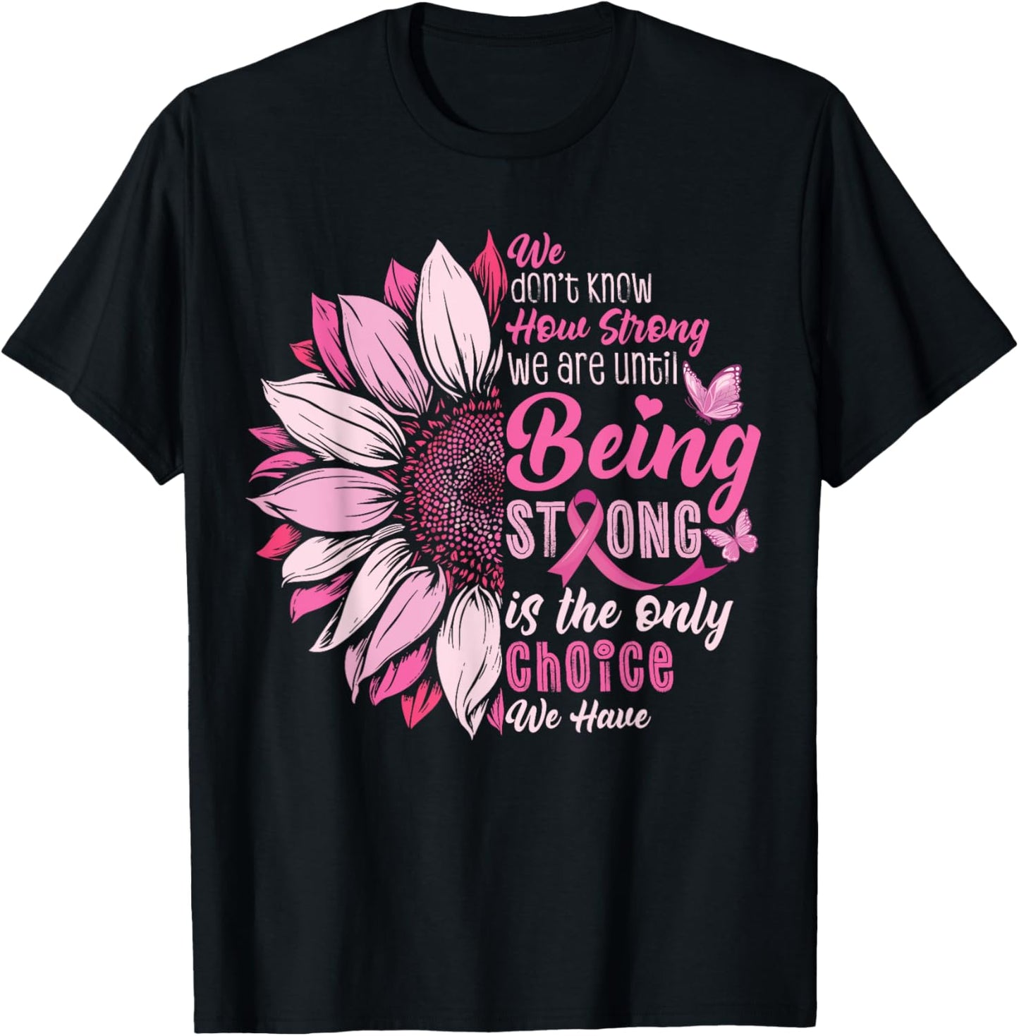 Breast Cancer Awareness T-Shirt - T-Shirt | Black