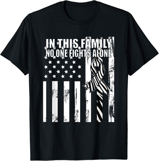 Ehlers Danlos Syndrome Hypermobility Ribbon. T-Shirt - T-Shirt | Black