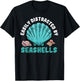 Easily Distracted By Seashells - Seashell Collctor Sea Shell T-Shirt - T-Shirt | Black