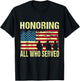 Honoring All Who Served Armed Forces Day Proud US Army T-Shirt - T-Shirt | Black