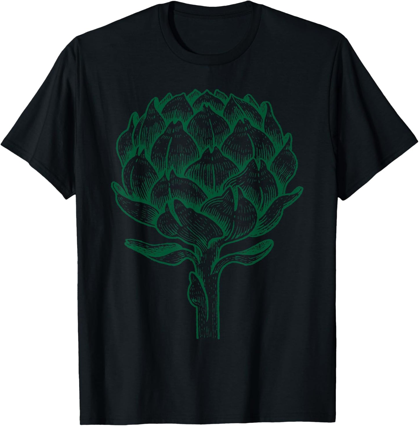 Artichoke - Vegetable Artichoke Retro Vintage Gift T-Shirt - T-Shirt | Black