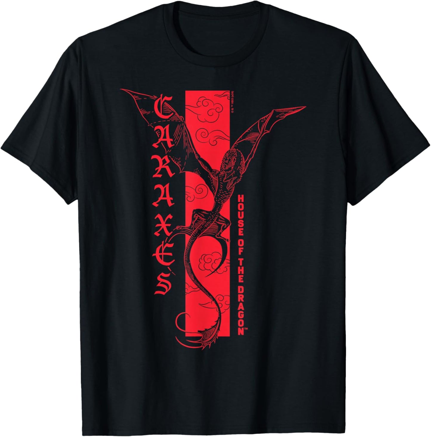 House Of The Dragon - Caraxes T-Shirt - T-Shirt | Black