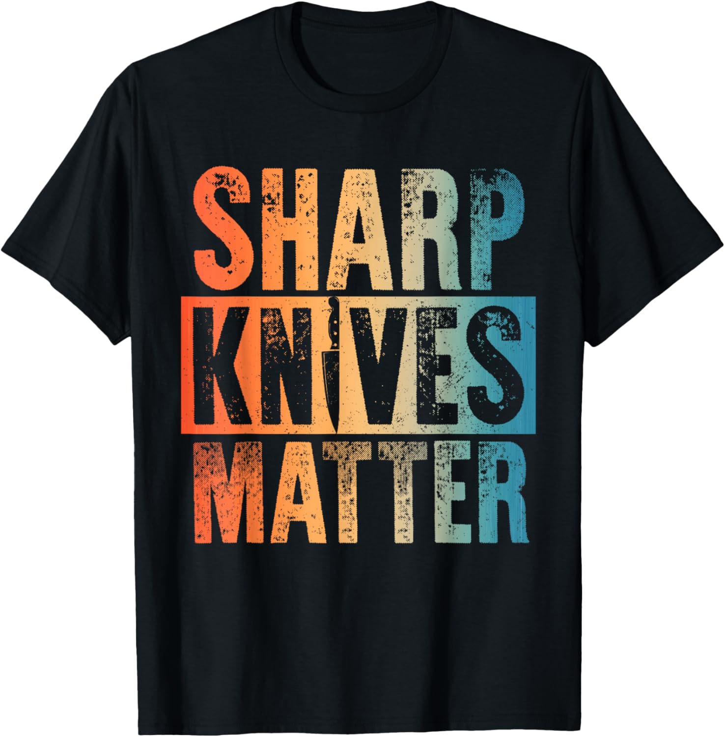 Chef Art Women Knive Lover Hotel Cook Pastry Chef T-Shirt - T-Shirt | Black