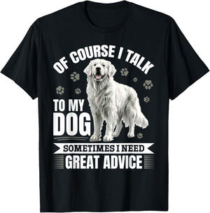 Great Pyrenees Dog Owner T-Shirt - T-Shirt | Black