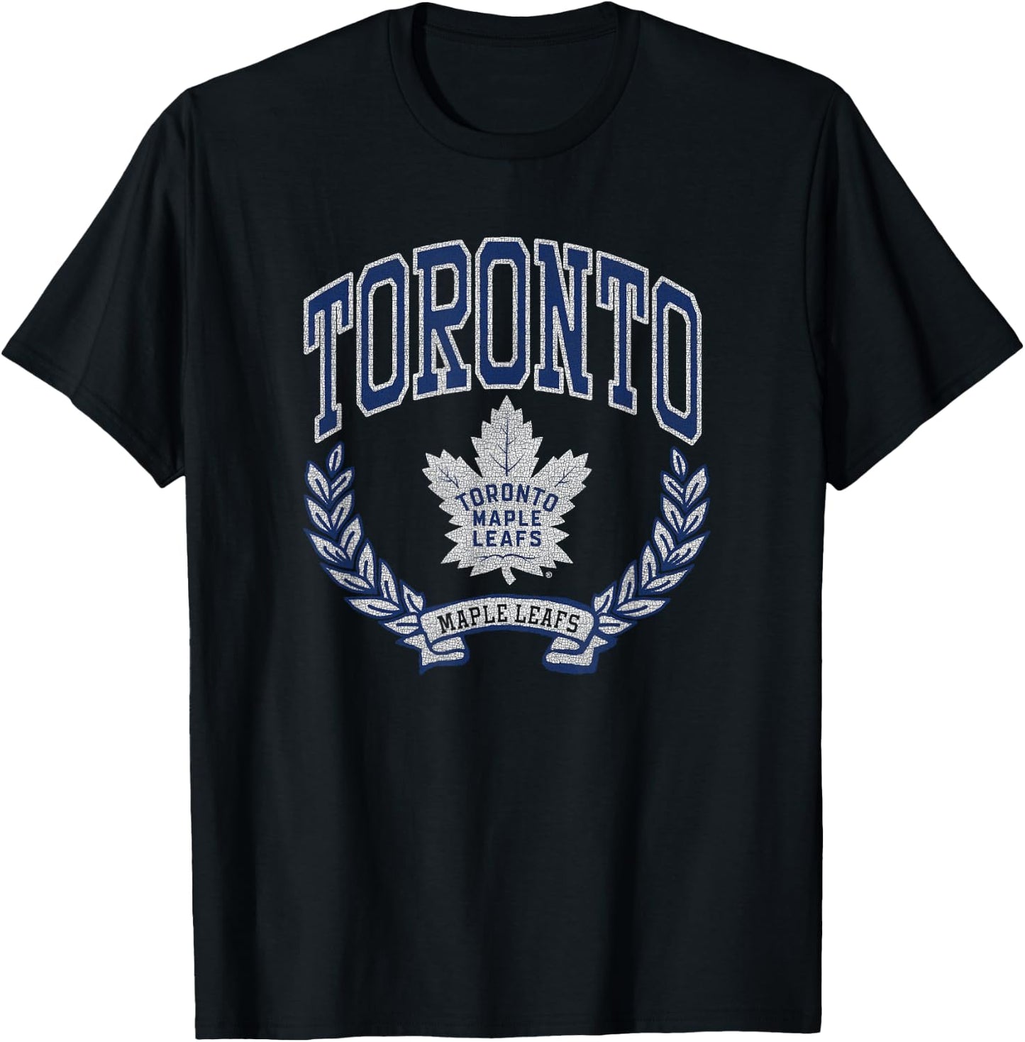 Toronto Maple Leafs Vintage Victory Officially Licensed T-Shirt - T-Shirt | Black