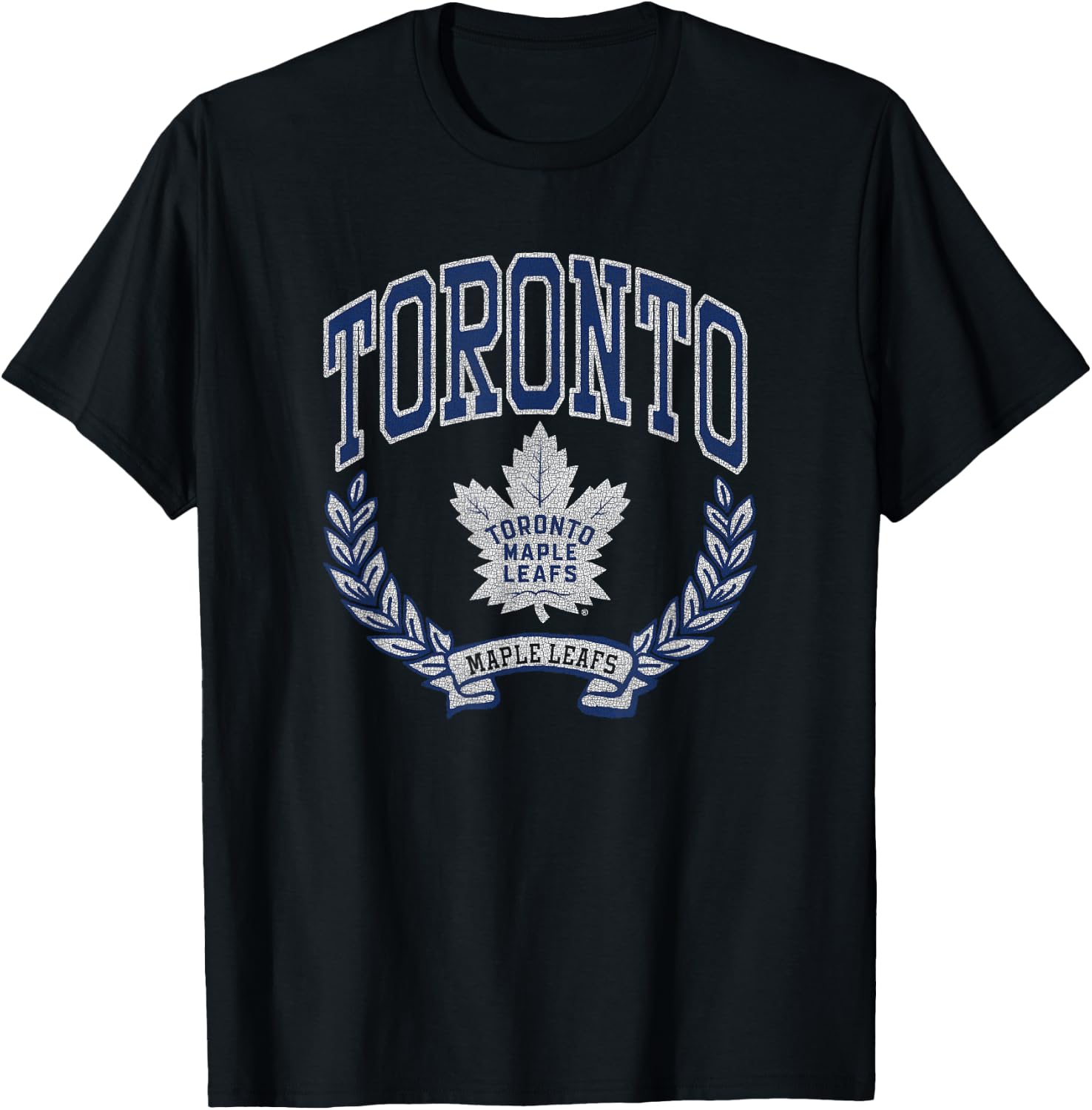 Toronto Maple Leafs Vintage Victory Officially Licensed T-Shirt - T-Shirt | Black
