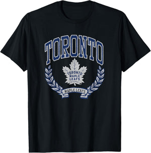 Toronto Maple Leafs Vintage Victory Officially Licensed T-Shirt - T-Shirt | Black