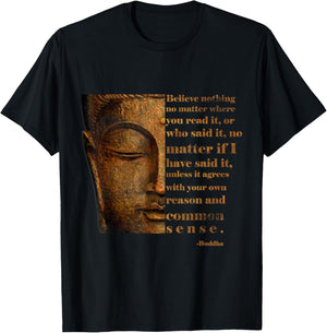 Buddha Zitat. Friede Liebe Freude. Der Buddha.. T-Shirt - T-Shirt | Black