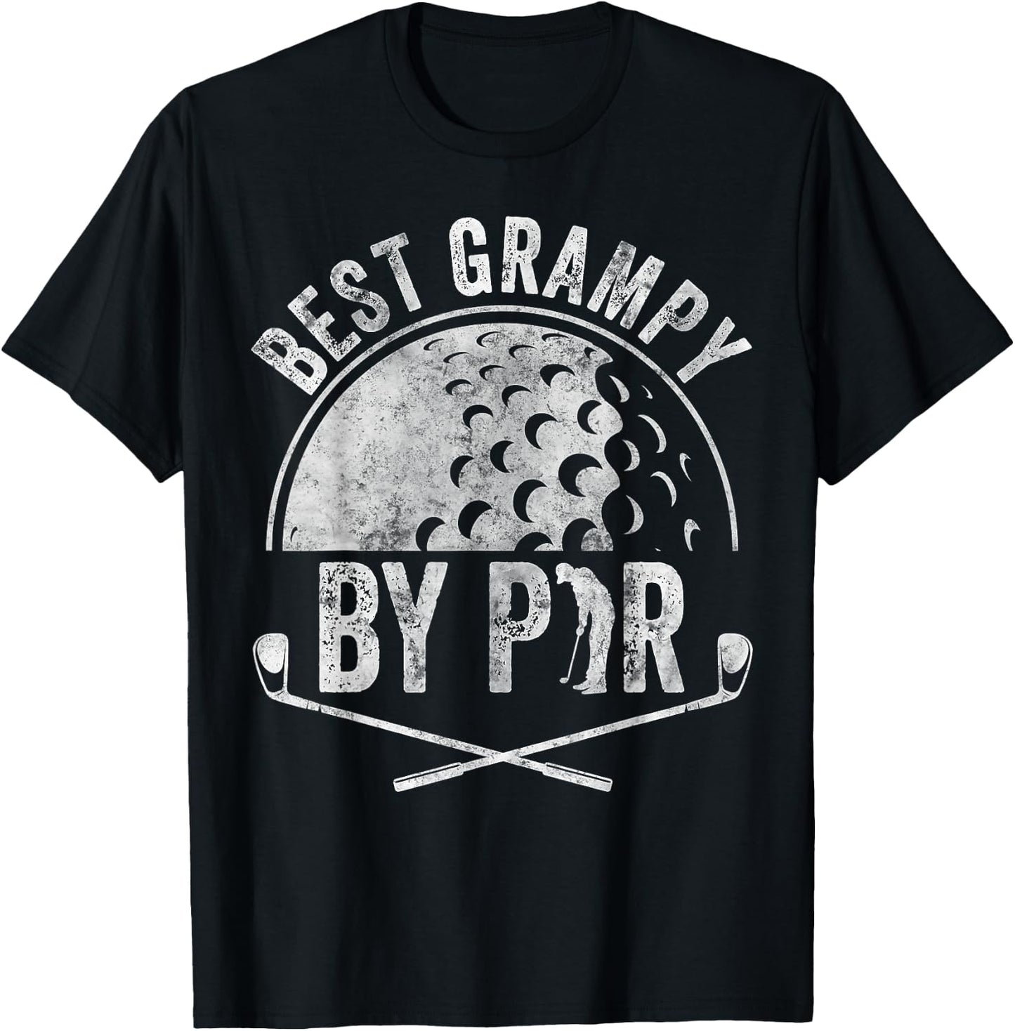 Best Grampy By Par Shirt Golf Lover Sports Golf Golfer T-Shirt - T-Shirt | Black
