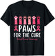 Paws For The Cure Breast Cancer Awareness T-Shirt - T-Shirt | Black