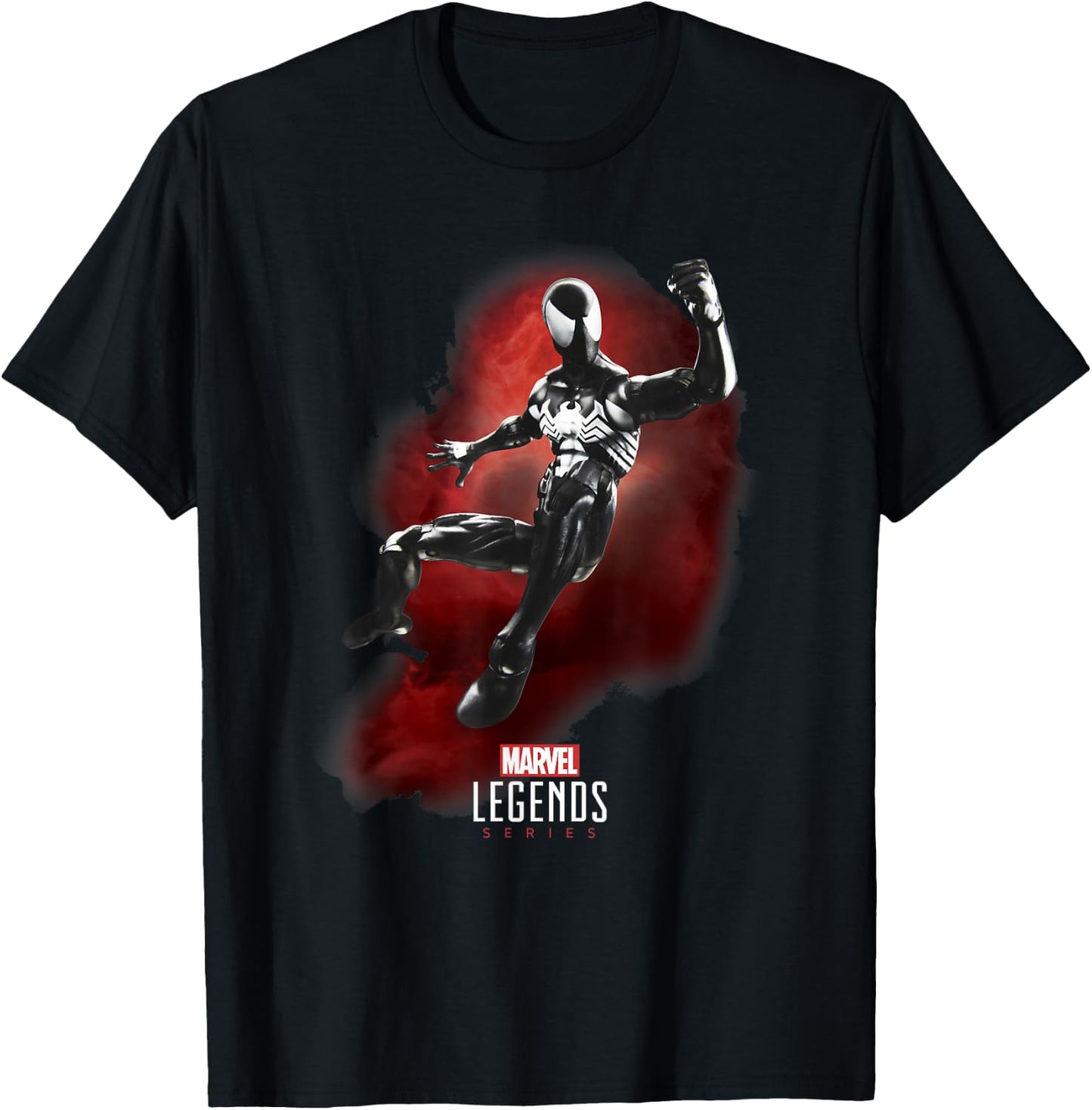 Marvel Legends Series Spider-Man Symbiote Suit T-Shirt - T-Shirt | Black