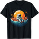 Astronaut Ramen Anime Space Kids Graphic T-Shirt - T-Shirt | Black