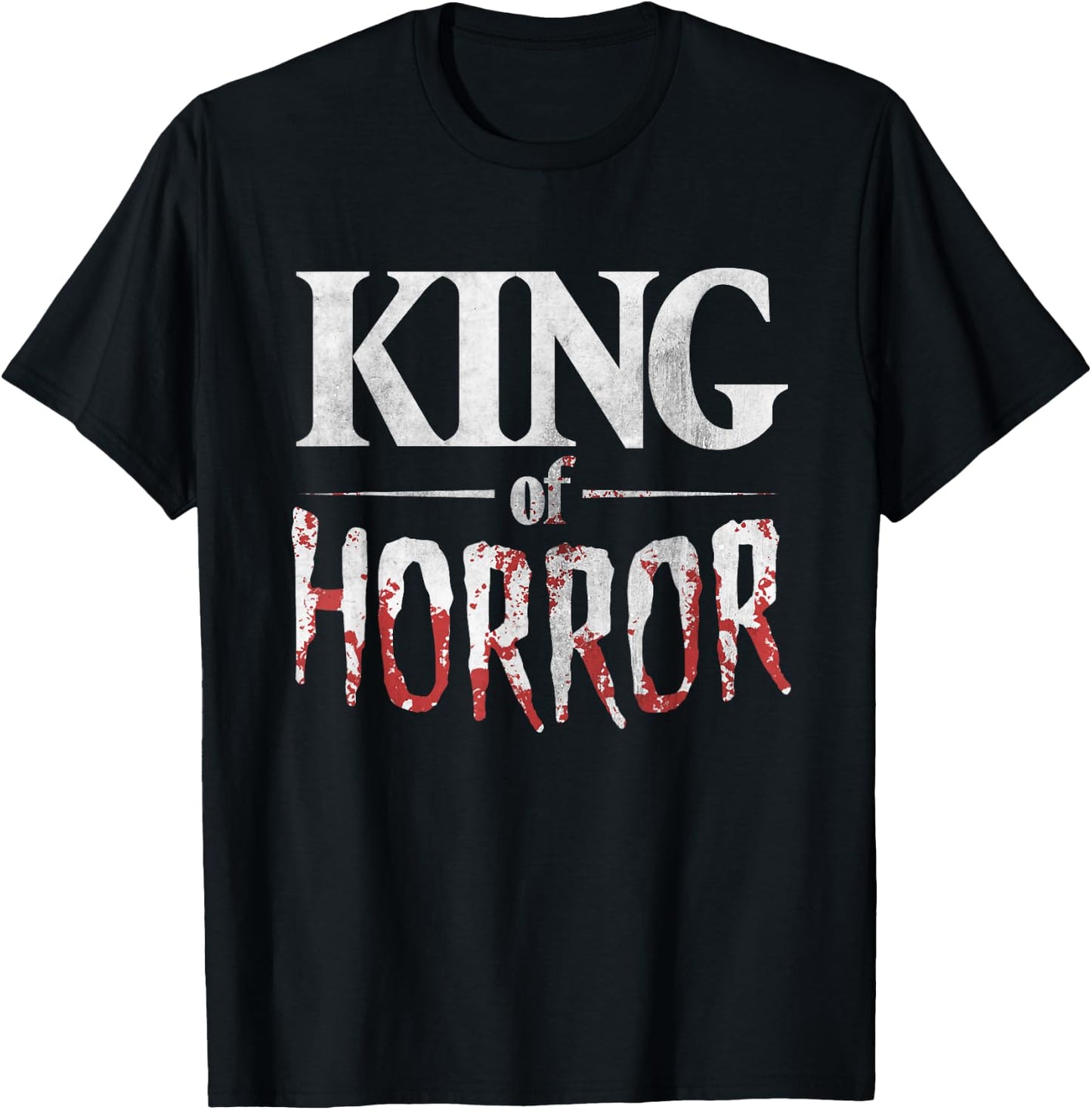 Funny Horror Movie Fan Shirt - Halloween King of Horror Gift T-Shirt - T-Shirt | Black