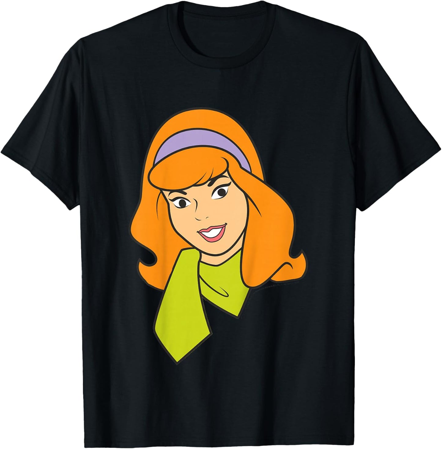 Kids Scooby Doo Daphne Large Portrait T-Shirt - T-Shirt | Black