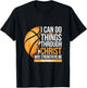 I Can Do All Things Through Christ Who Strengthens T-Shirt - T-Shirt | Black