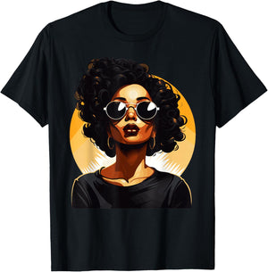 Black History T Shirts Dope Proud Queen Juneteenth T-Shirt - T-Shirt | Black
