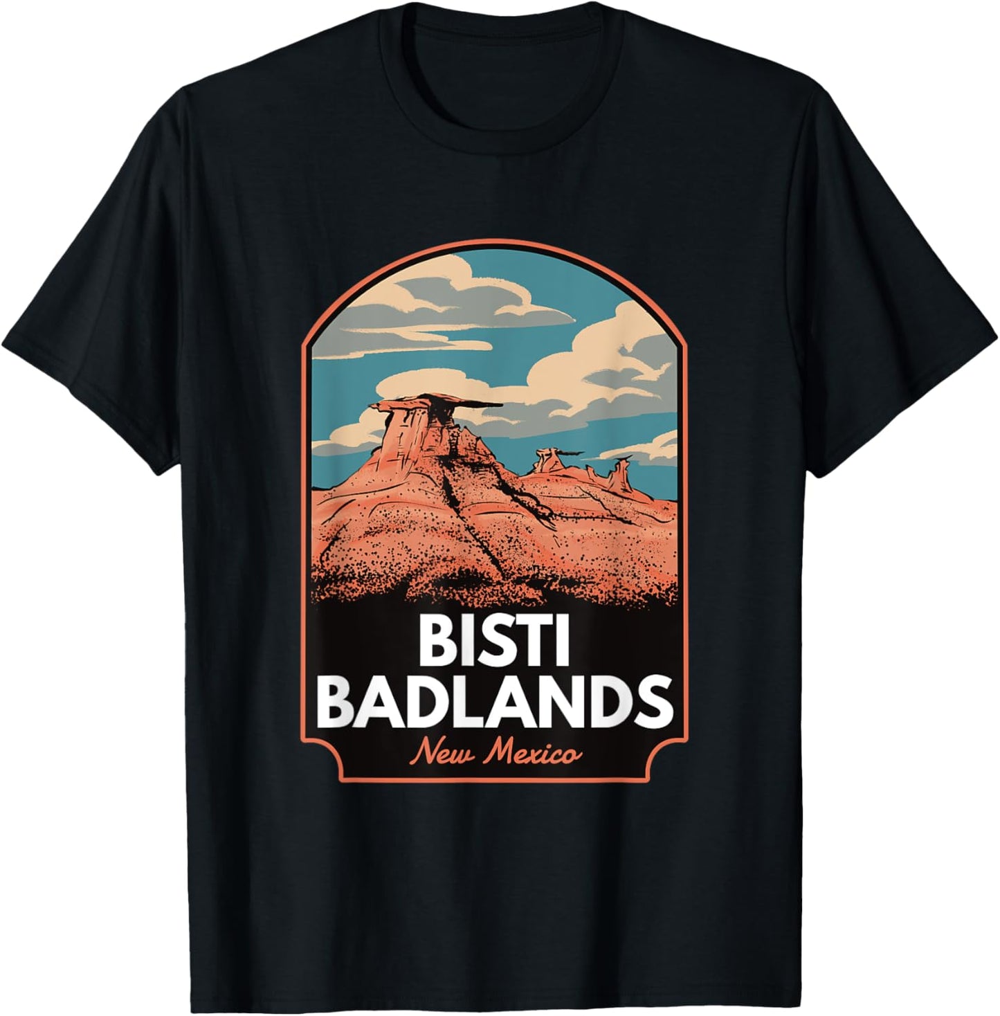 Bisti Badlands New Mexico T-Shirt - T-Shirt | Black