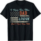 I Have Two Titles Dad & Papaw I Rock Them Both - Papaw T-Shirt - T-Shirt | Black