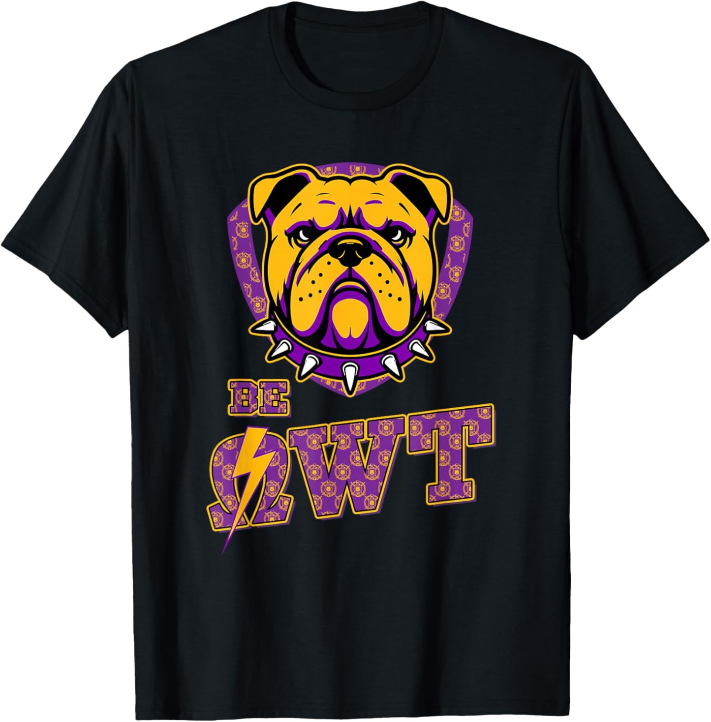 Omega Psi Phi Fraternity Paraphernalia, Be OWT Bulldog T-Shirt - T-Shirt | Black
