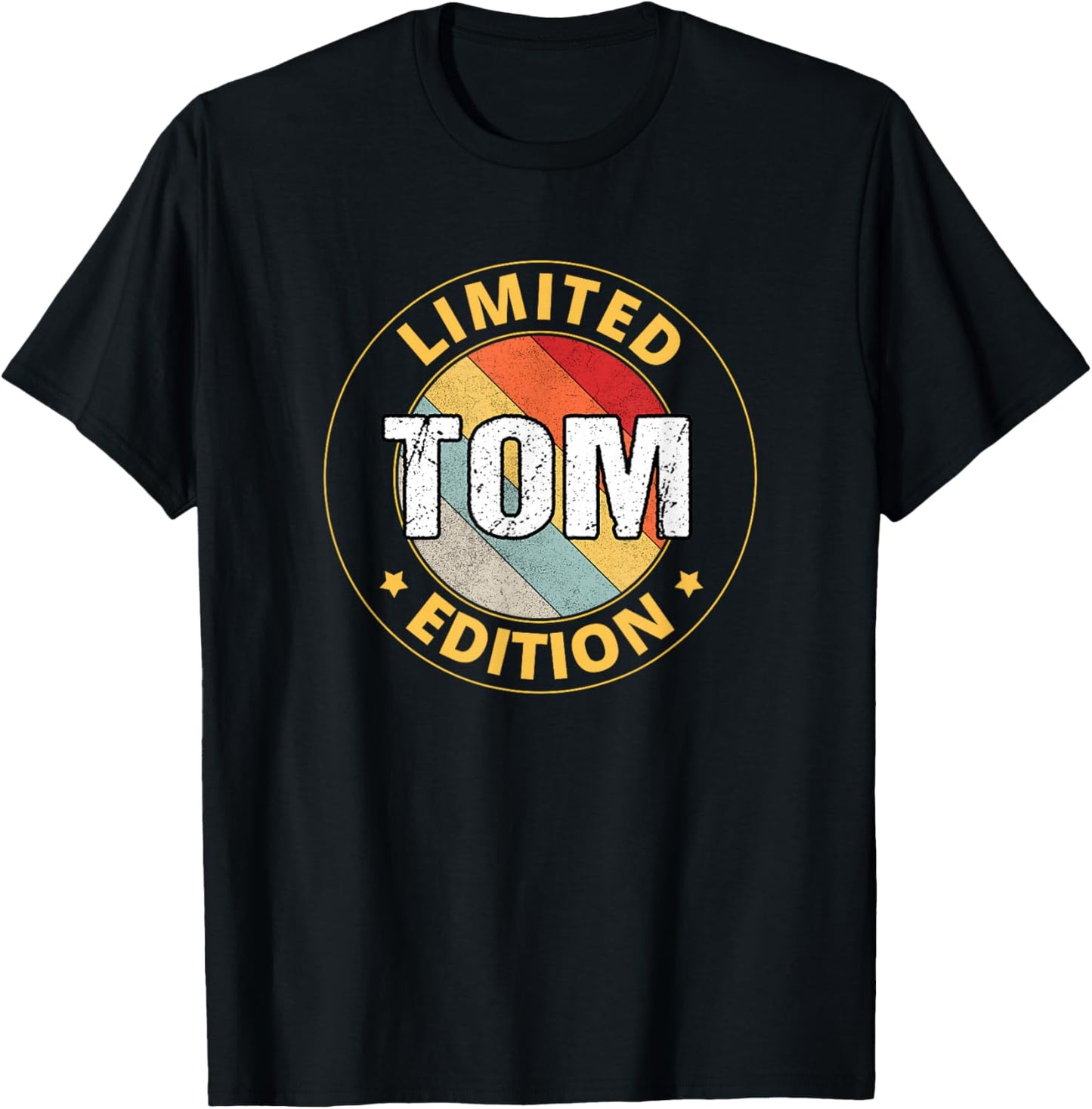 Tom Name T-Shirt - T-Shirt | Black