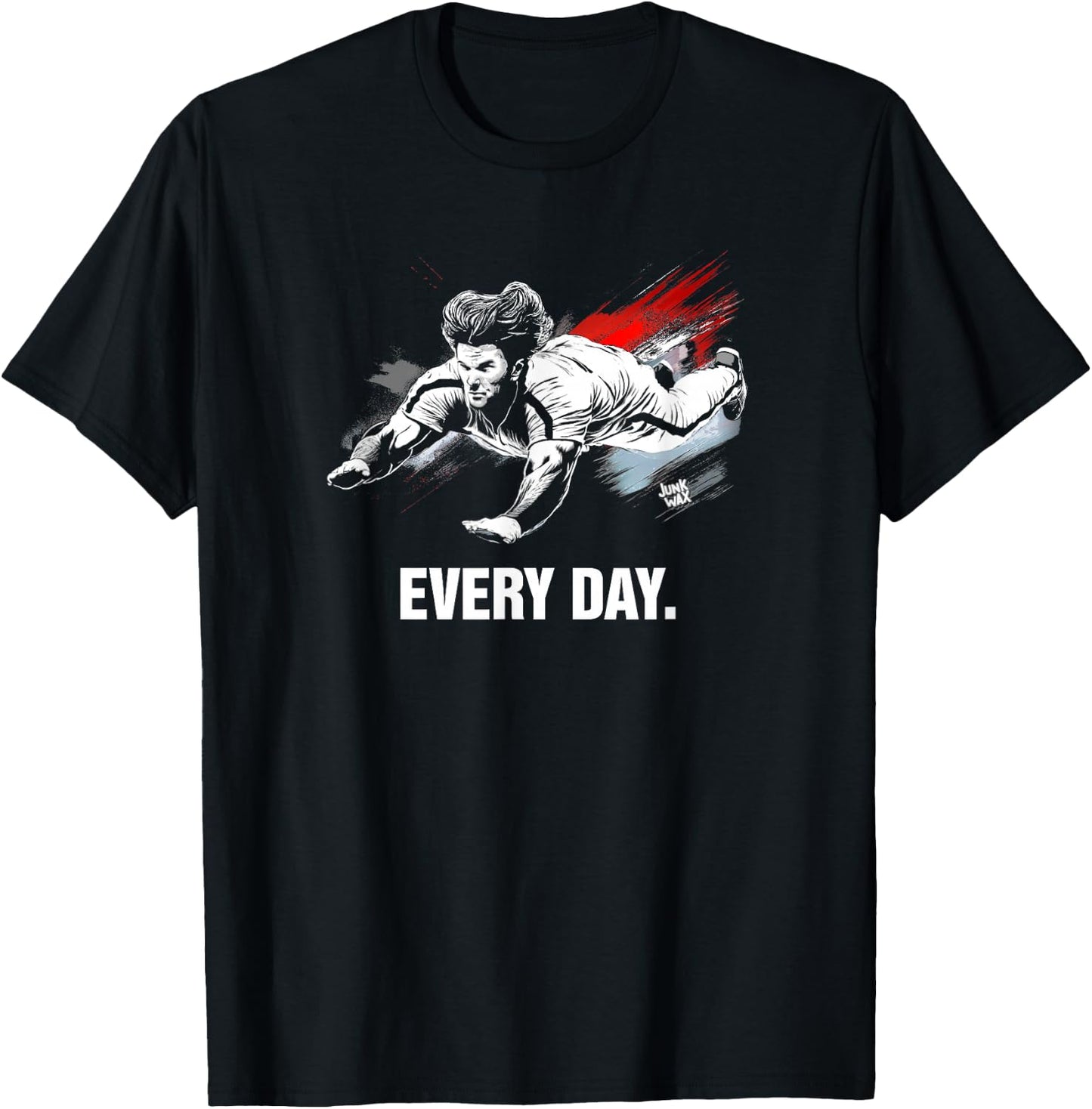 The Hit King, Hustle Every Day, Baseball, Player, Sports T-Shirt - T-Shirt | Black