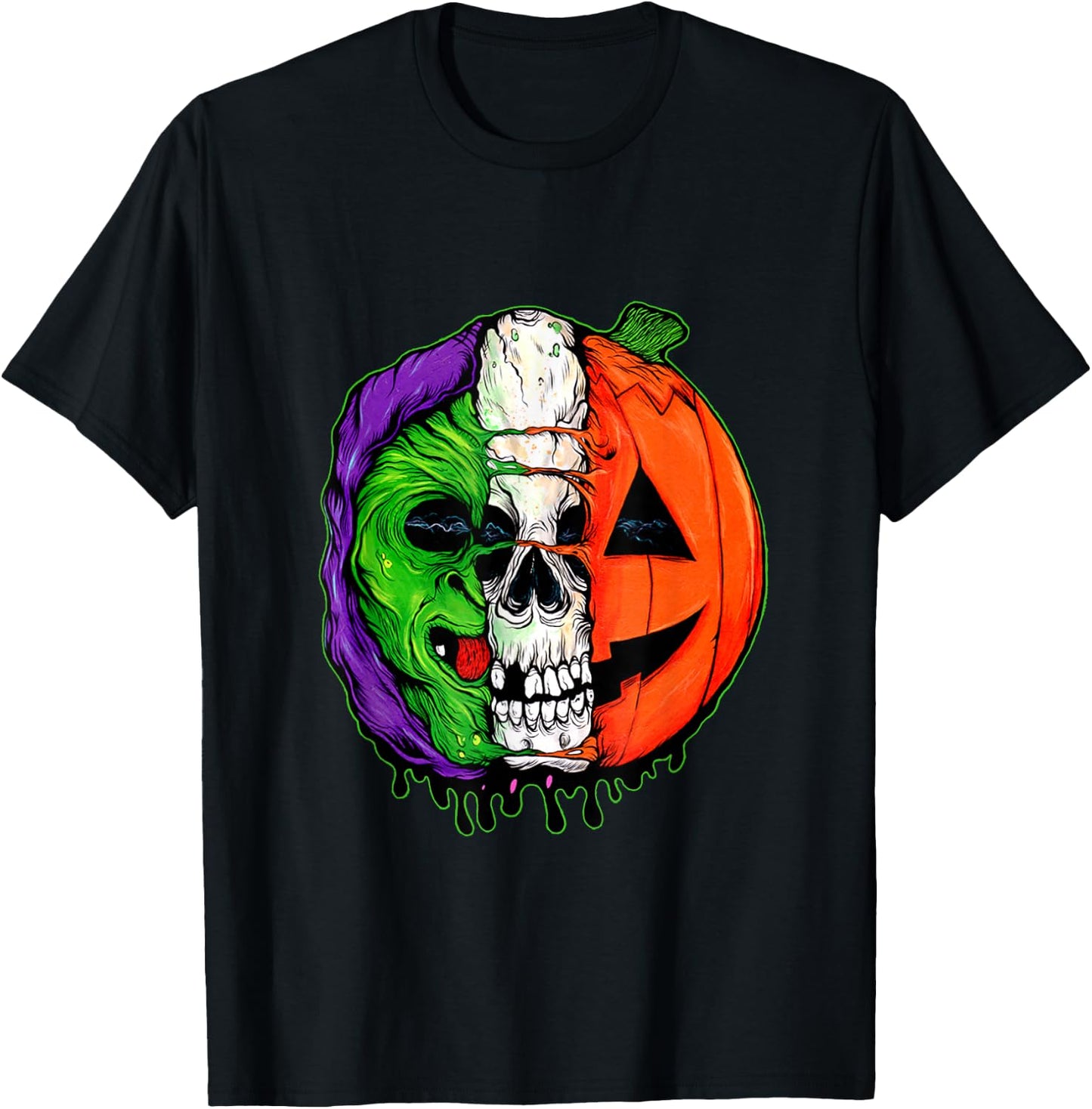 Halloween III Silver Shamrock Masks Here For The Candy T-Shirt - T-Shirt | Black
