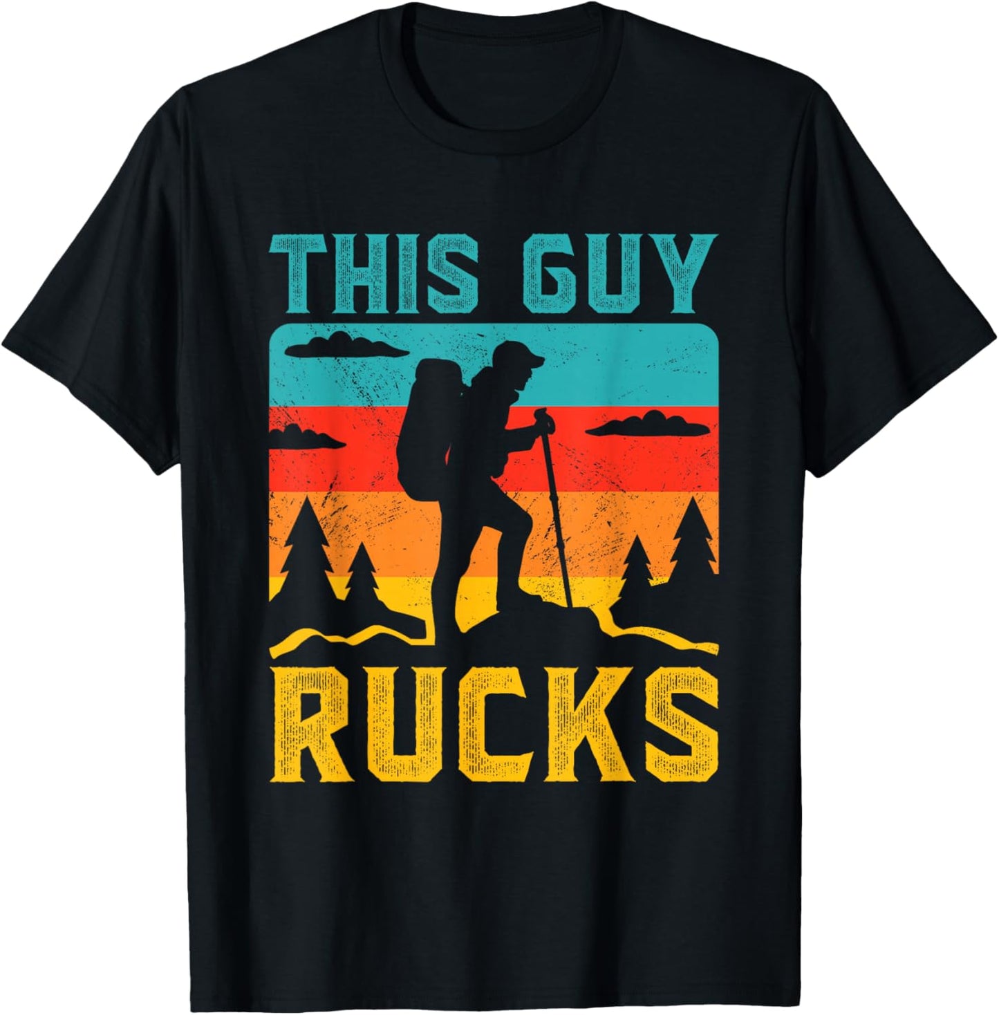 This Guy Rucks Rucksack Backpack Ruck Workout Rucking T-Shirt - T-Shirt | Black