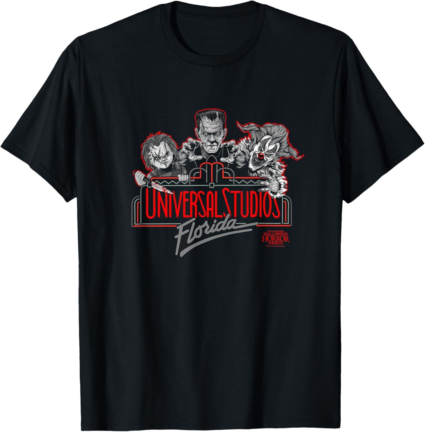 Halloween Horror Nights Florida Marquee T-Shirt - T-Shirt | Black