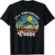 25th Wedding Anniversary Cruise Romantic Anniversaries T-Shirt - T-Shirt | Black