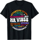 Human Resources HR Vibes Analyst Employee Appreciation T-Shirt - T-Shirt | Black