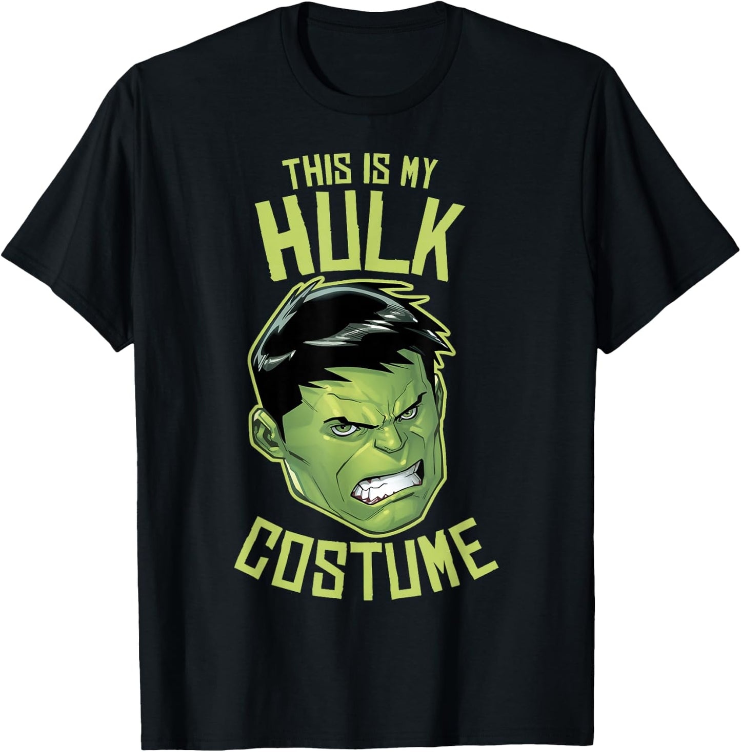Marvel Hulk This is My Costume Halloween T-Shirt - T-Shirt | Black
