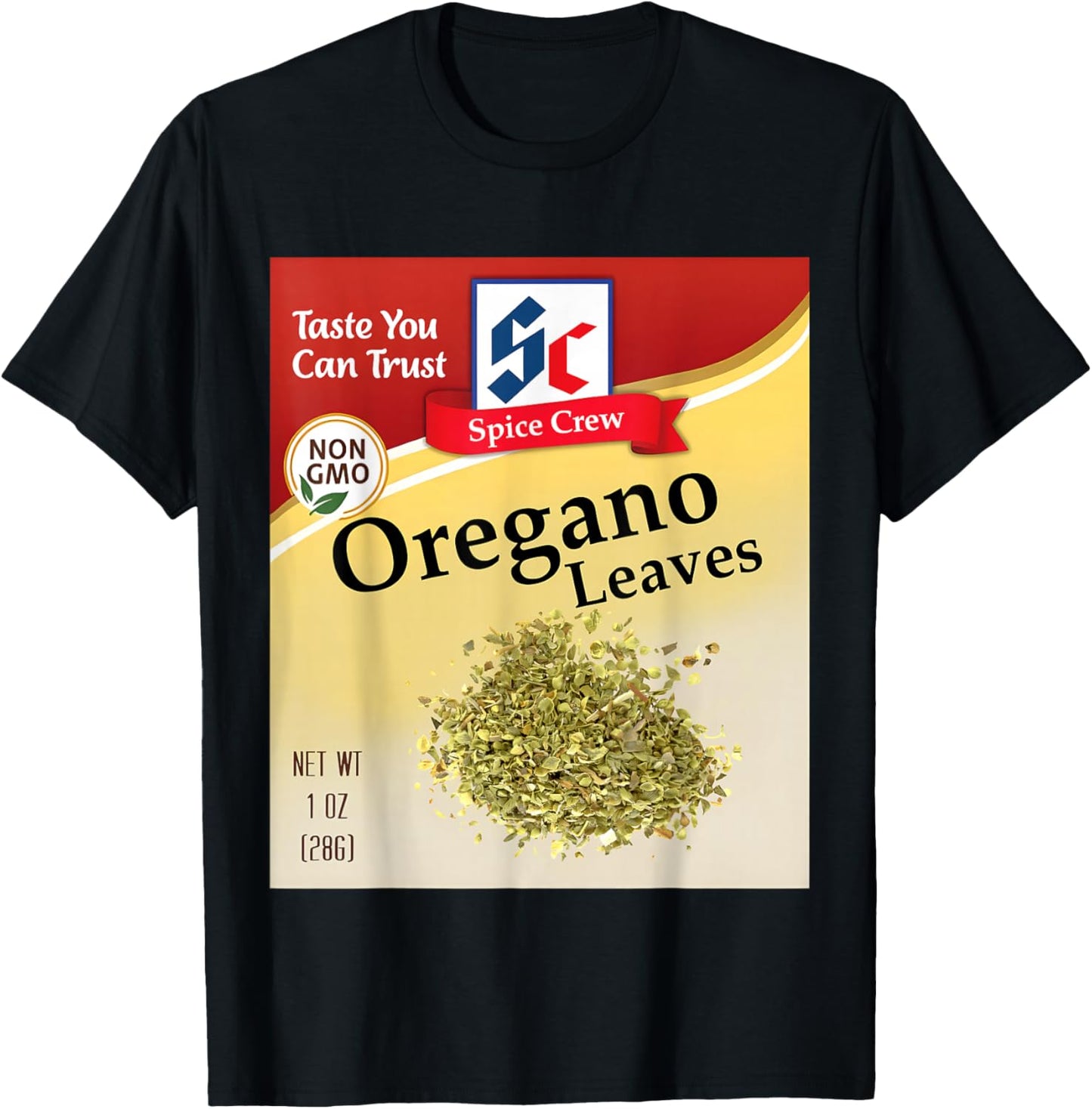 Oregano Leaves Condiment Spice Costumes Group Matching T-Shirt - T-Shirt | Black