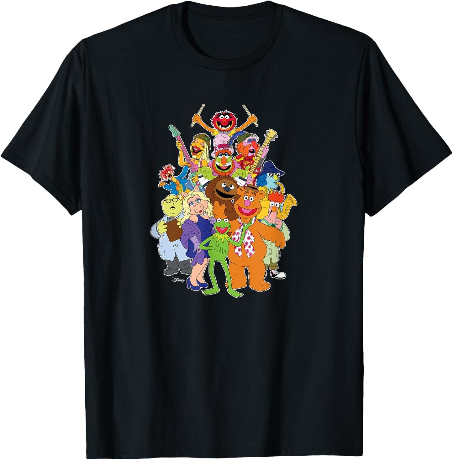 Disney - The Muppets Group T-Shirt - T-Shirt | Black