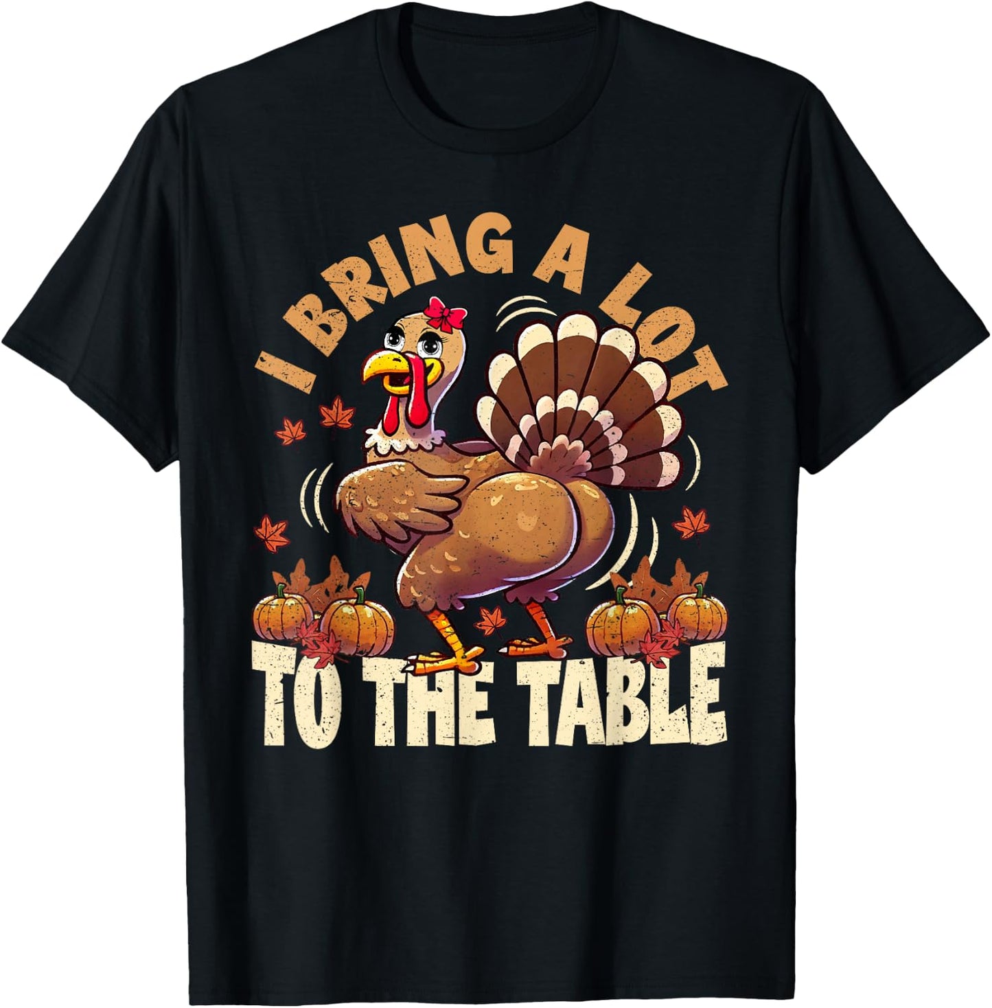 Funny Thanksgiving meme Turkey day T-Shirt - T-Shirt | Black