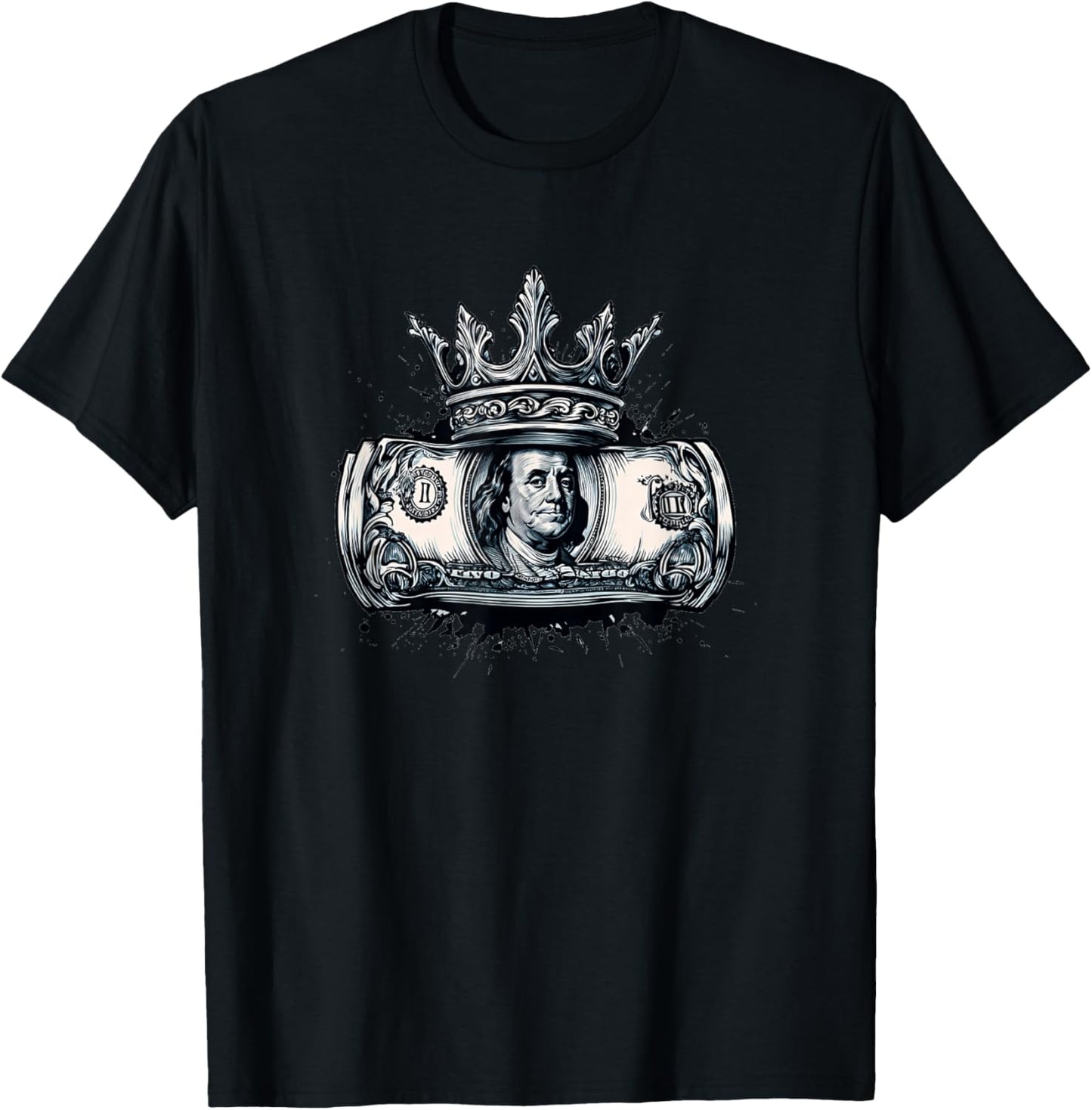 Kingdom Money Costume for Money Lovers and Dollars T-Shirt - T-Shirt | Black
