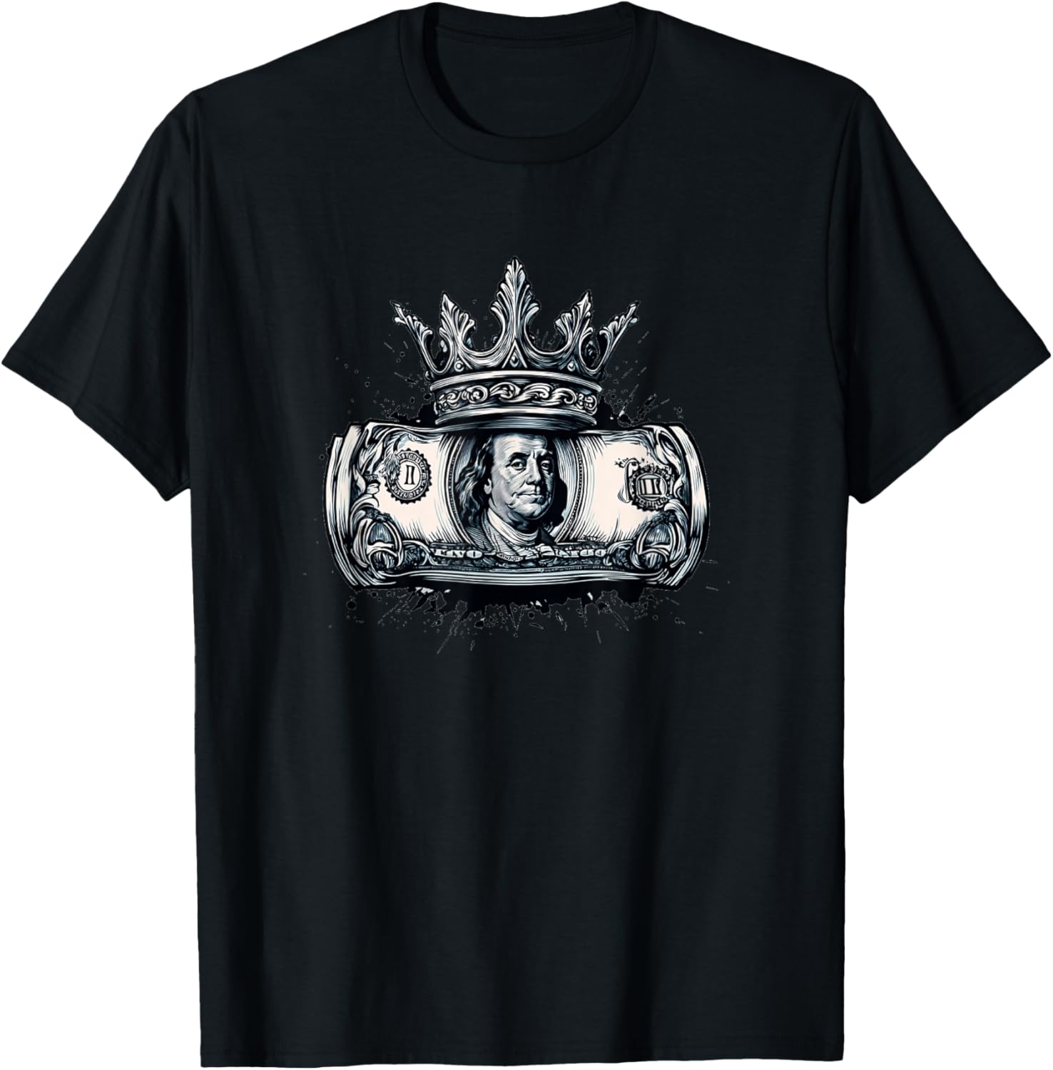 Kingdom Money Costume for Money Lovers and Dollars T-Shirt - T-Shirt | Black