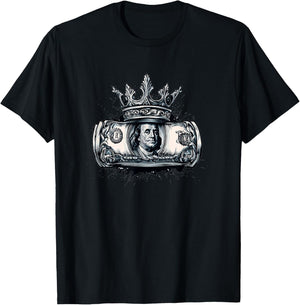 Kingdom Money Costume for Money Lovers and Dollars T-Shirt - T-Shirt | Black