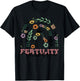 Fertility IVF Nurse Retro Wildflower Rainbow Mom T-Shirt - T-Shirt | Black