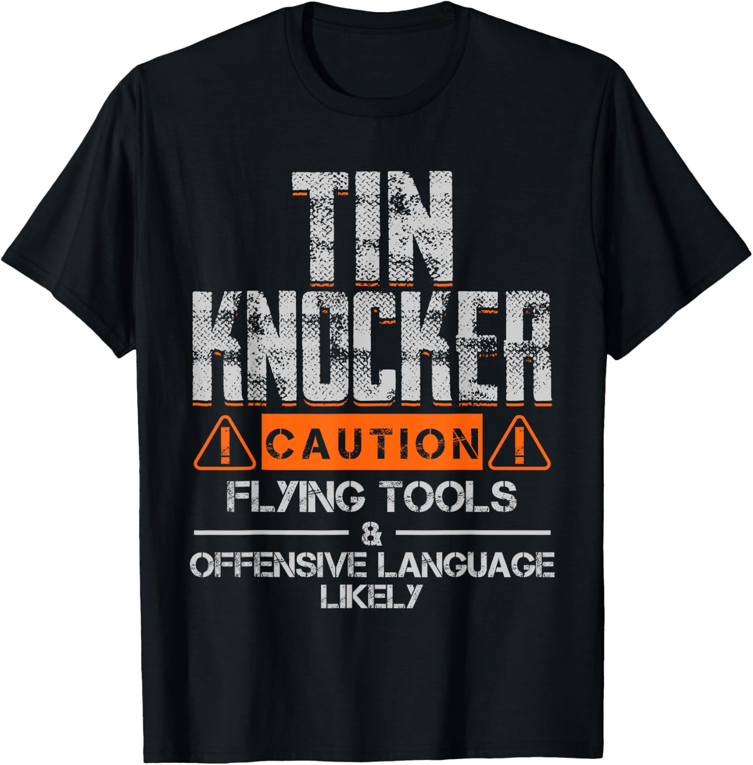 Sheet Metal Worker Shirts Funny Tin Knocker Gift T-Shirt - T-Shirt | Black