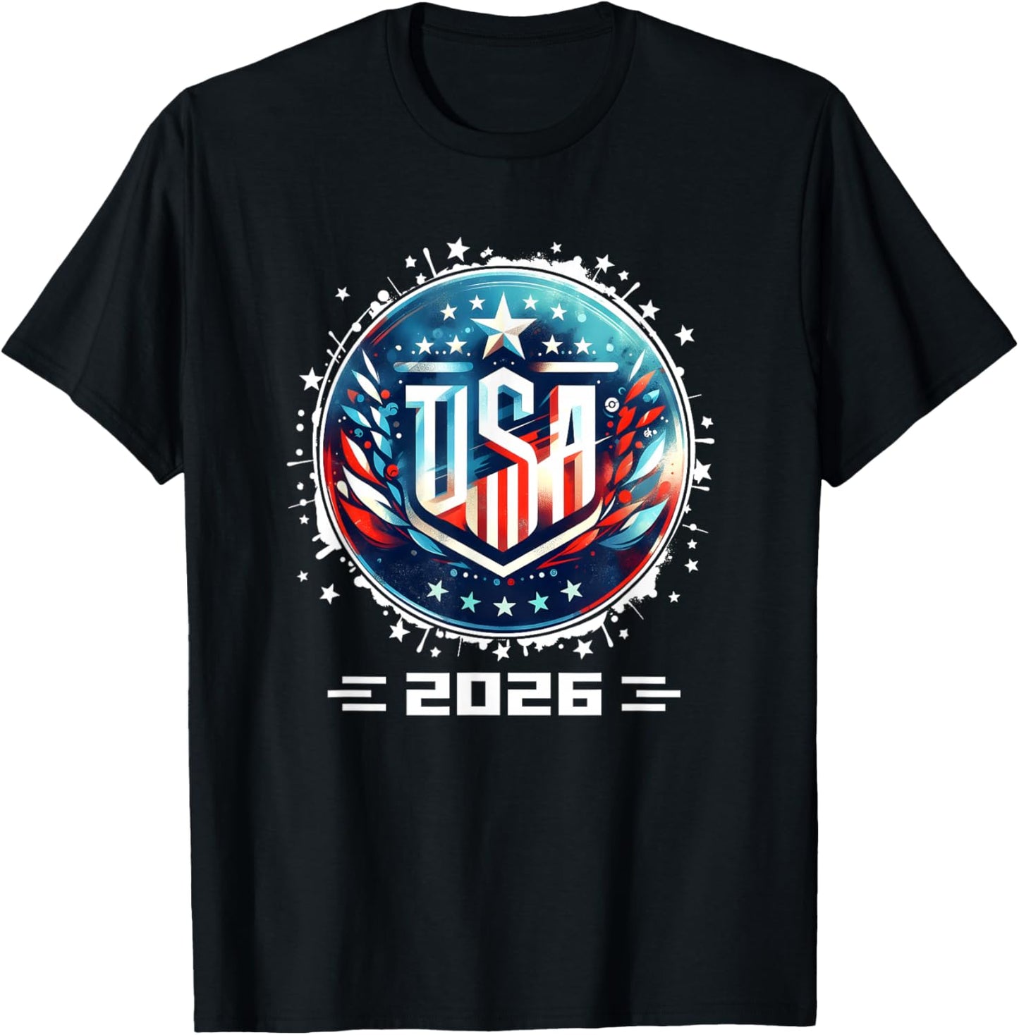 USA 2026 Go United States Sport USA Team 2026 USA T-Shirt - T-Shirt | Black