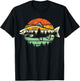 Fishing Retro Fish Nature Wildlife Fisherman T-Shirt - T-Shirt | Black
