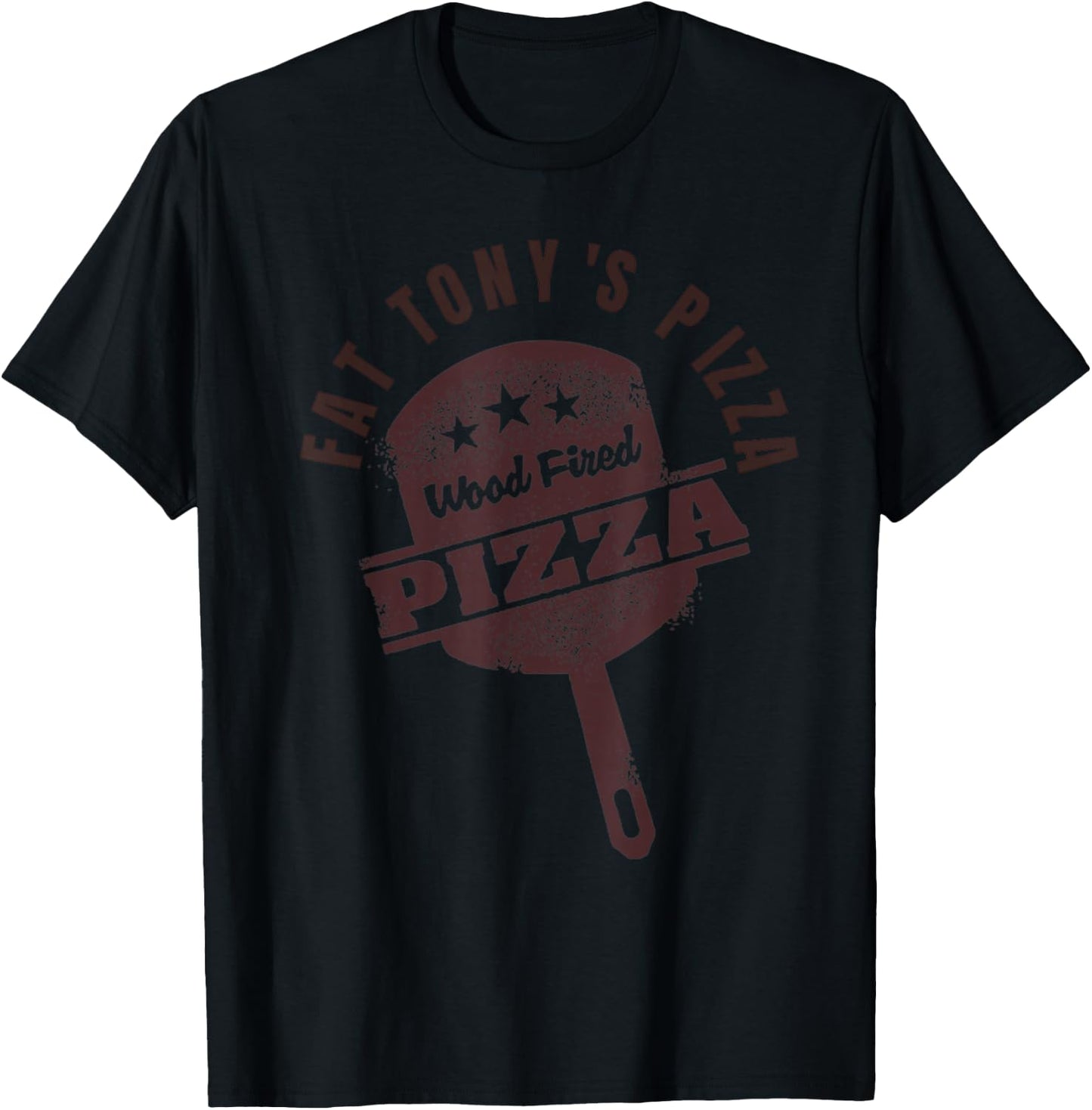 Fat Tony's Wood Fired Pizza Restaurant Employee/Customer T-Shirt - T-Shirt | Black