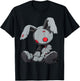 Dead Bunny Doll Goth Cute E-Girl Gothic Outfit Grunge T-Shirt - T-Shirt | Black