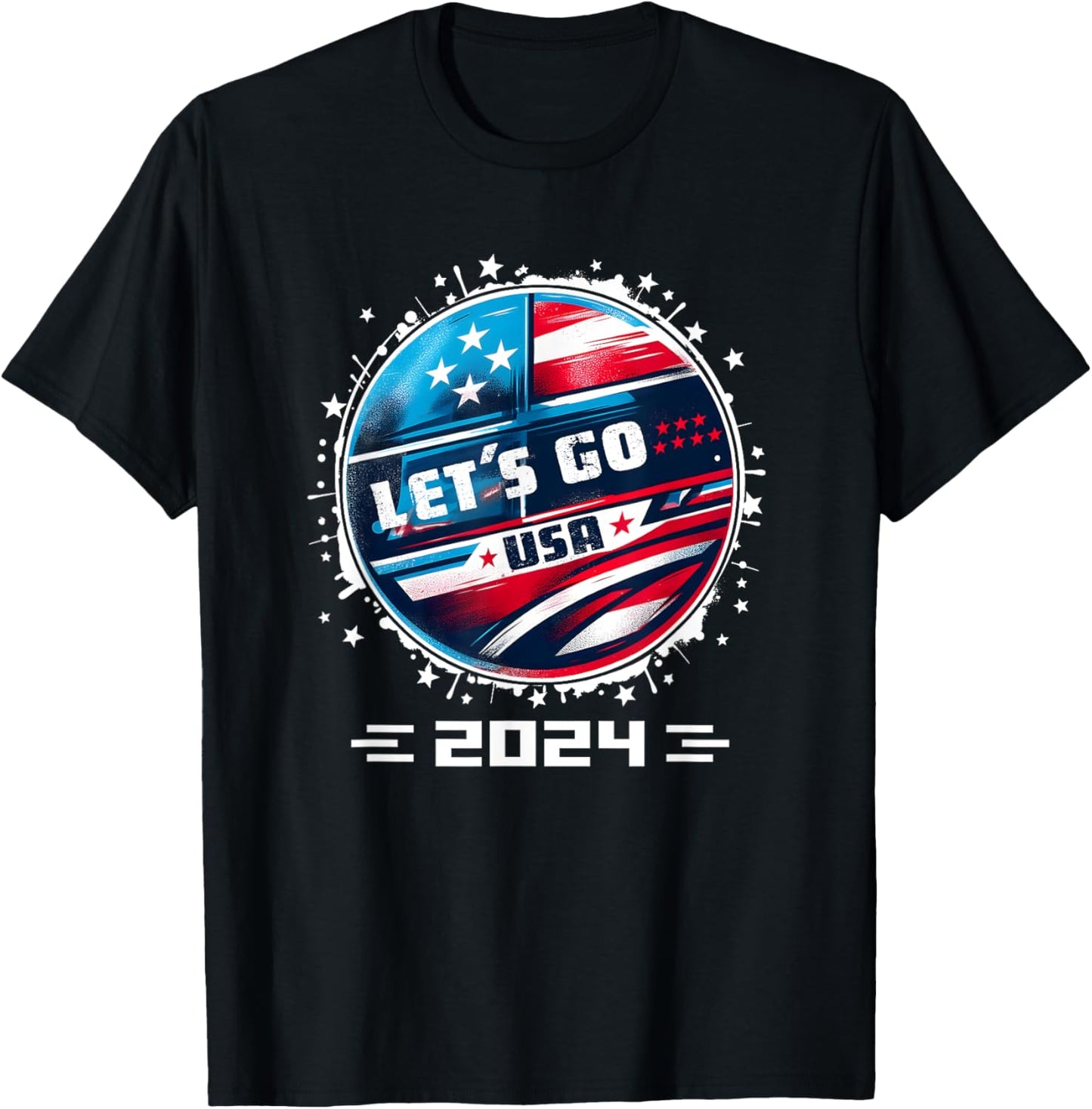 USA 2024 Go United States Sport USA Team 2024 USA T-Shirt - T-Shirt | Black