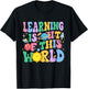 Learning Is Out Of This World Solar System Science Teacher Women Girls Kids T-Shirt - T-Shirt | Black