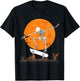Skateboarding Skeleton Halloween Men Boys Skating Skeleton T-Shirt - T-Shirt | Black