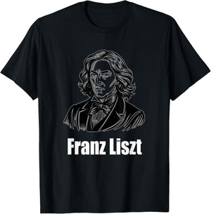 Franz Liszt T-Shirt - T-Shirt | Black