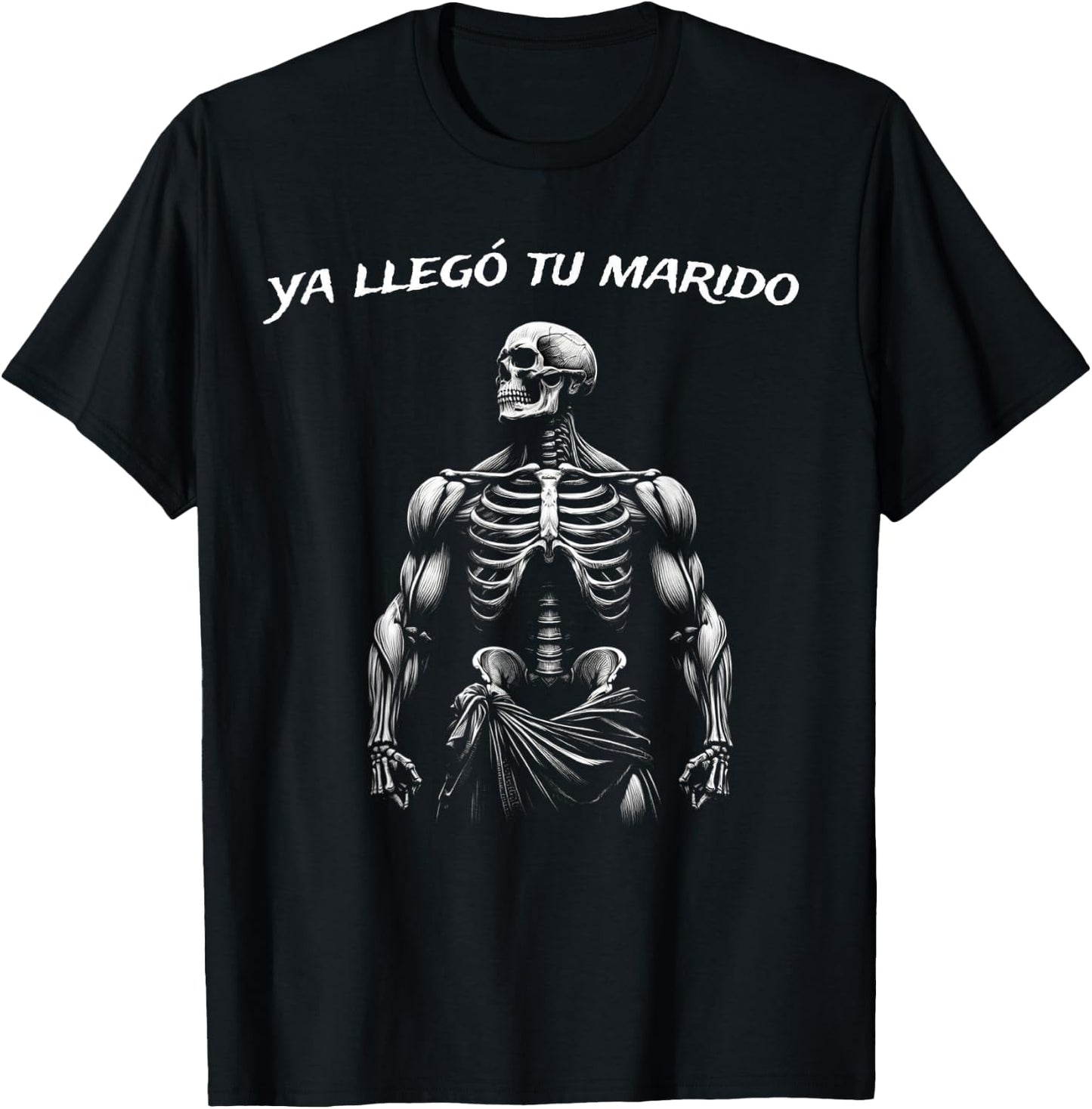 Calacas Chidas Gym | Mexican Sayings Funny Sarcasm Slang T-Shirt - T-Shirt | Black